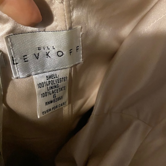 Gold Bill Levkoff gown - Picture 4 of 4